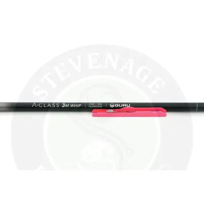 Black guru-a-class whip 3m telescopic fishing rod with bright pink handle grip for simple whip setup and effective fishing
