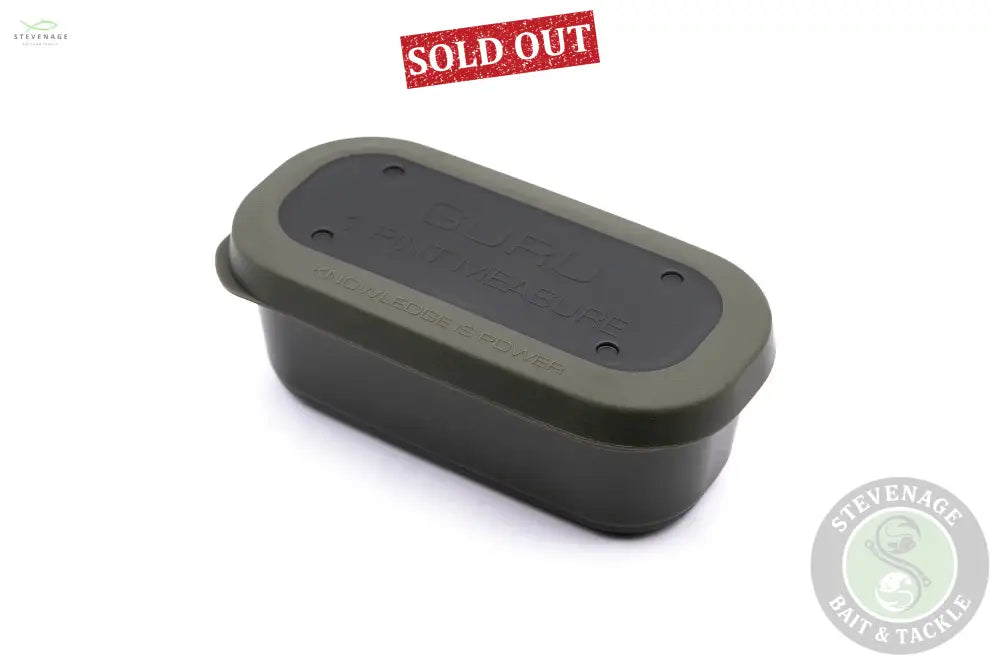 Tackle Guru - Bait Box Solid Lid 1.1 Pint Green TACKLE GURU