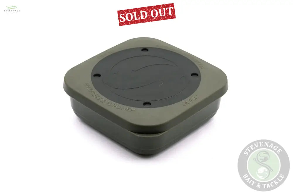 Tackle Guru - Bait Box Solid Lid 2.2 Pint Green TACKLE GURU