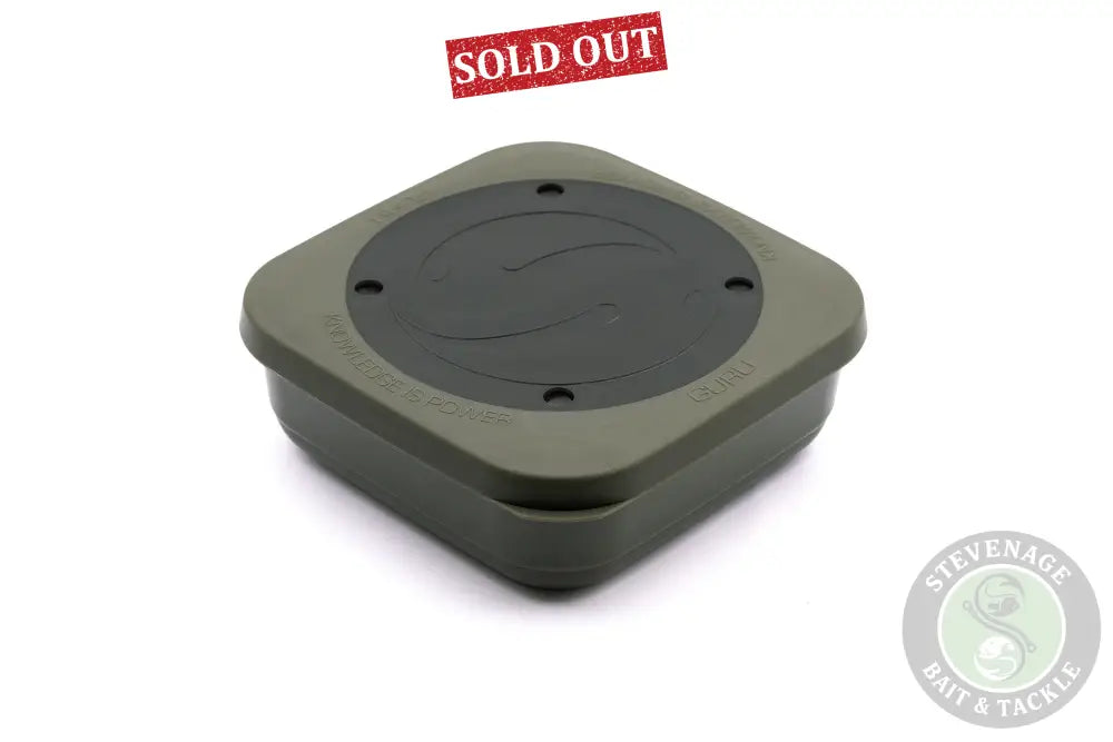 Tackle Guru - Bait Box Solid Lid 2.2 Pint Green