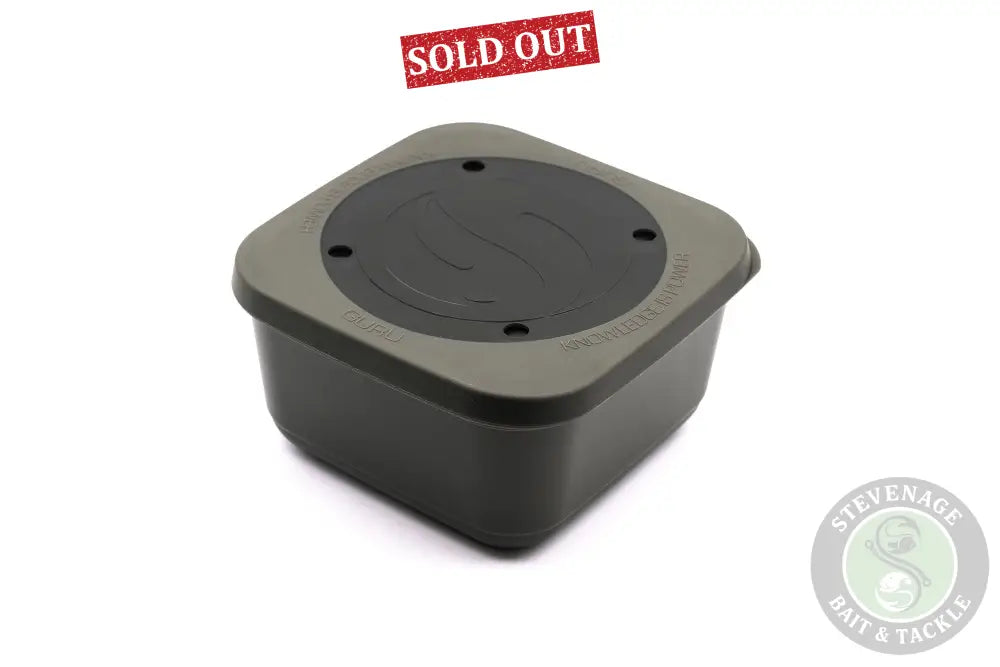 Tackle Guru - Bait Box Solid Lid 3.3 Pint Green