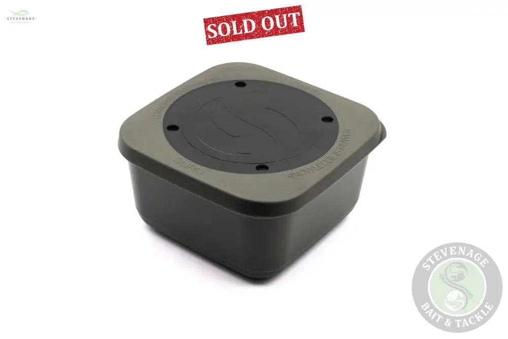 Tackle Guru - Bait Box Solid Lid 3.3 Pint Green TACKLE GURU