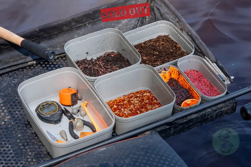 Tackle Guru - Conti Bait Box 2.2 Pint Grey