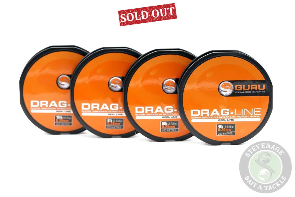 Tackle Guru - Drag-Line 250m 4lb 030 End Tackle & Accessories