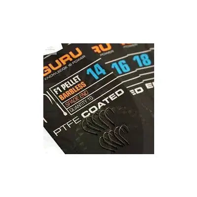 Guru F1 Pellet Barbless Spade End TACKLE GURU