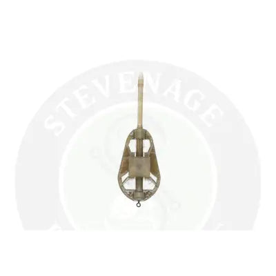 Beige plastic inline method feeder with metallic frame and clear window for commercial carp fishing by tackle guru