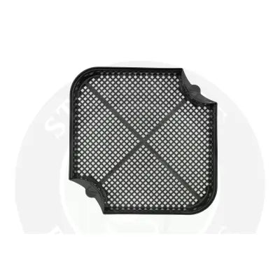 Black plastic mesh tray with a curved corner design for the guru maggot riddle by Tackle Guru Stevenage Bait