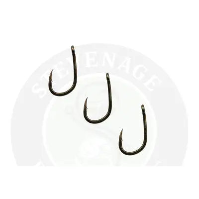 Three black micro barbed fishing hooks from tackle guru mwg barbed firm favourite for stevenage bait anglers