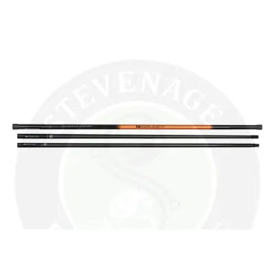 Black and orange n-gauge pro handle fishing rod sections with sleek modern design from tackle guru stevenage bait series