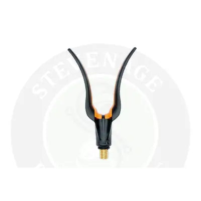 Black and orange plastic bait holder with brass threaded base for tackle guru reaper rear rest stevenage bait use