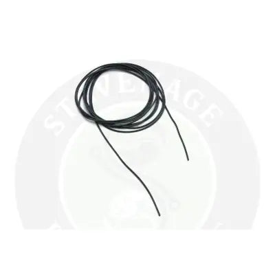 Black coiled silicone tubing 0.3mm by tackle guru ideal for stevenage bait and 3mm silicone tubing applications