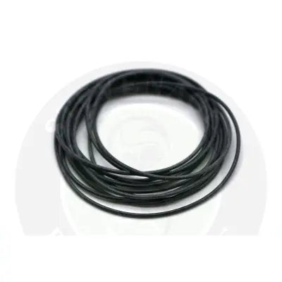 Black coiled rubber o-ring for 3mm silicone tubing by tackle guru ideal for stevenage bait setups