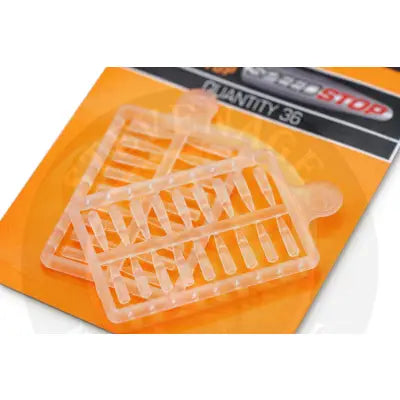 Transparent plastic fishing hook holders in clear grid design by tackle guru for stevenage bait and faster baiting time