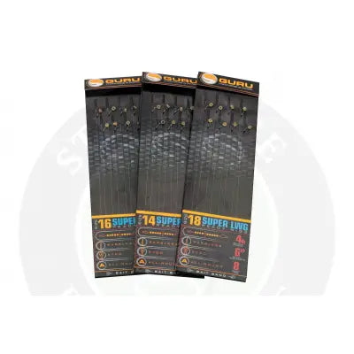 Tackle Guru - Super LWG Bait Band Rigs 6’’ | 18 (0.13mm) 040 Rigs