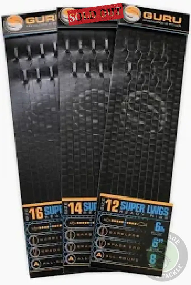 Tackle Guru - Super LWGS Pole Rigs 6’’ | 16 (0.13mm) TACKLE GURU