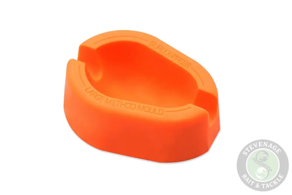 Bright orange silicone bait holder molded for x-press method mould by tackle guru for guru method feeders and stevenage bait