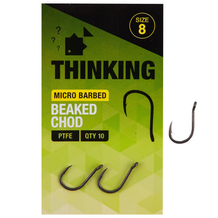 Thinking Anglers BEAKED CHOD HOOK SIZE 8 (10) BARBED