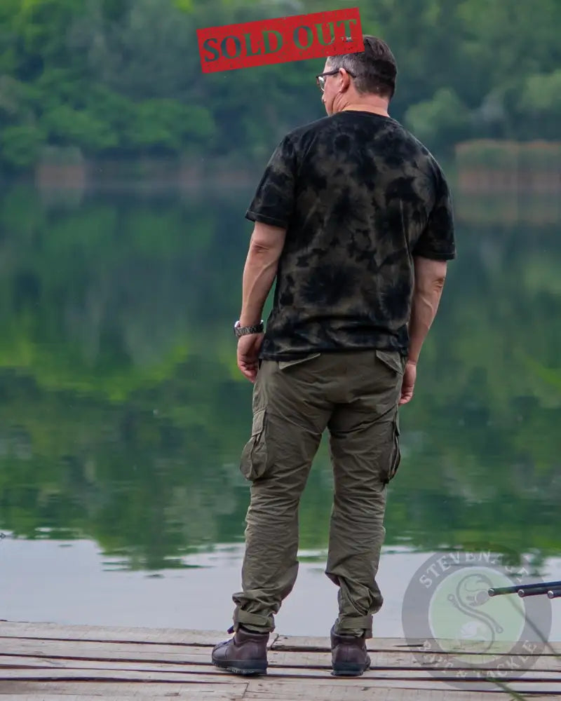 Tie Dye Tee | Dark Olive S 100 Clothing & Merch