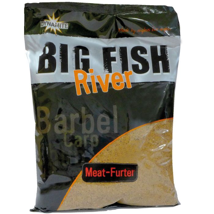 Dynamite Baits BIG FISH RIVER GROUNDBAIT - MEAT-FURTER